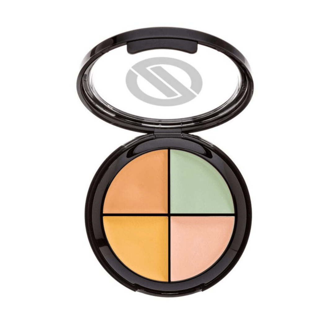 Omiana Natural Cosmetics Concealer Light Tones Camouflage Concealer Wheel - Mica-Free, Boron Nitride-Free & Talc-Free!