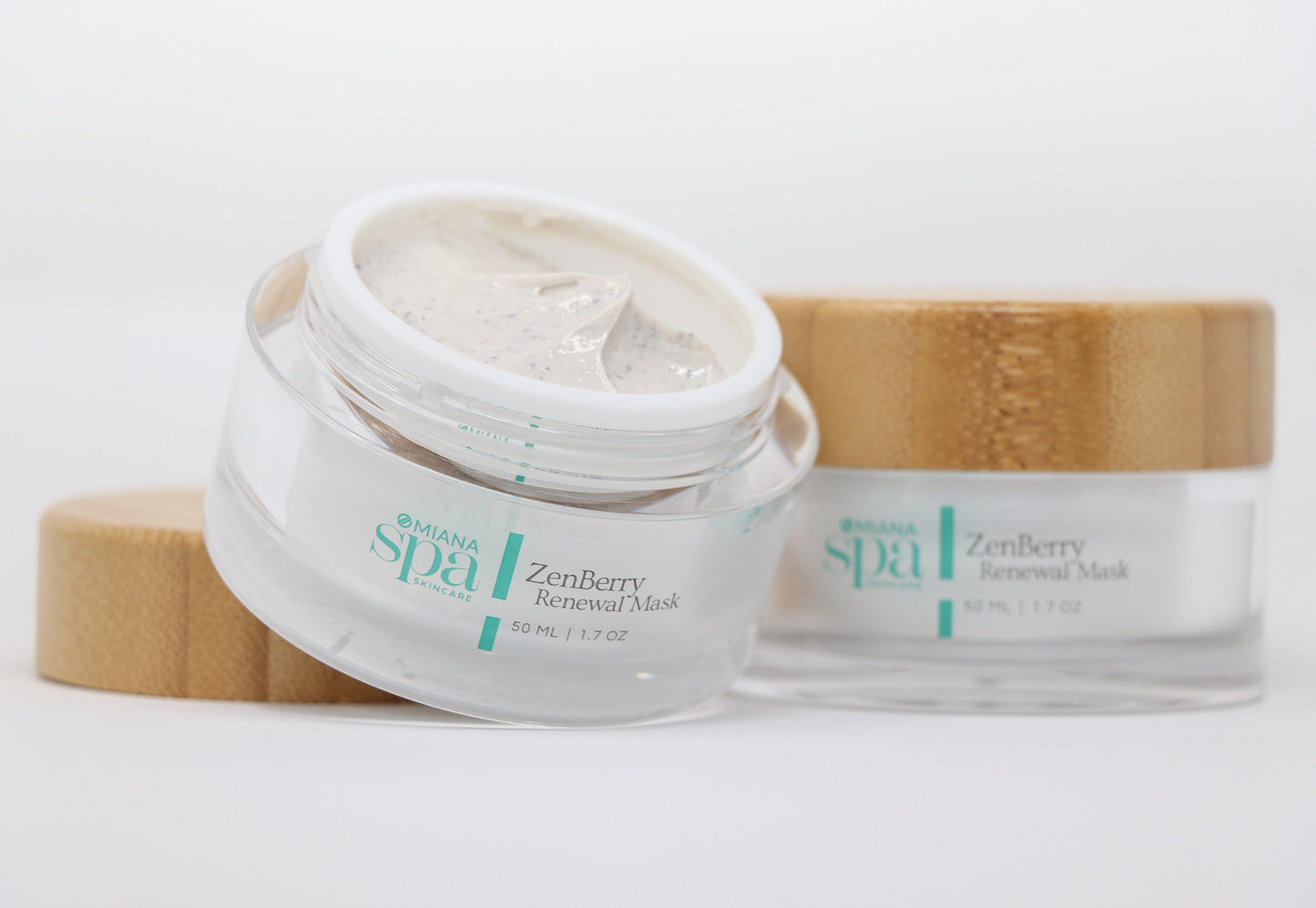 Omiana Natural Cosmetics Exfoliant ZenBerry Renewal Mask - Made without GMOs, Toxins, Artificial Fragrances, & More!